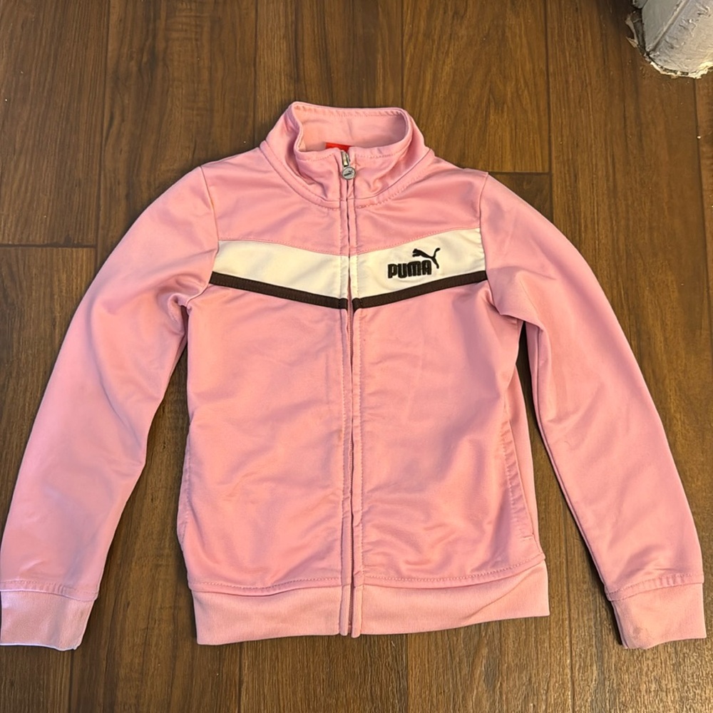 Puma 5T Girls Pink Jacket